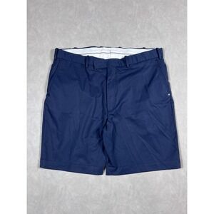 RLX Ralph Lauren Golf Shorts Size 38 Flat Front Chino 8.5" Blue Smart Casual